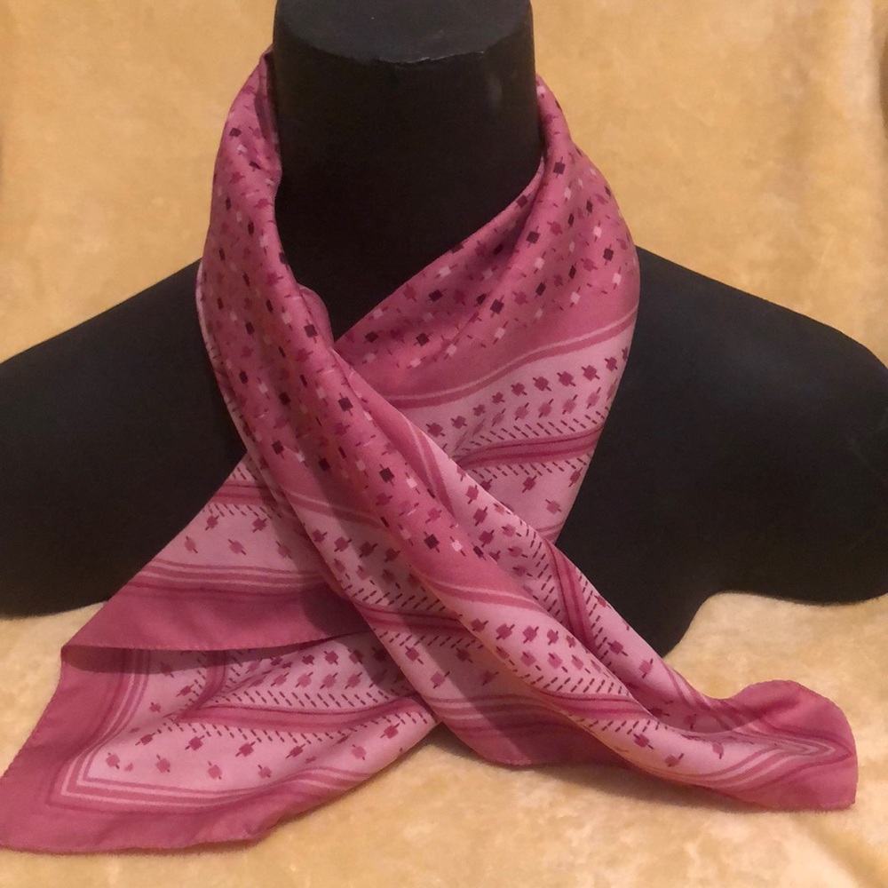 PinkPattern Polyester Square Scarf 24” X 24”